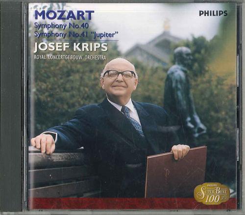 CD JOSEF KRIPS Mozart Symphonies No.40 41 Jupita UCCP7030 PHILIPS 2005 Japan Classical Used
