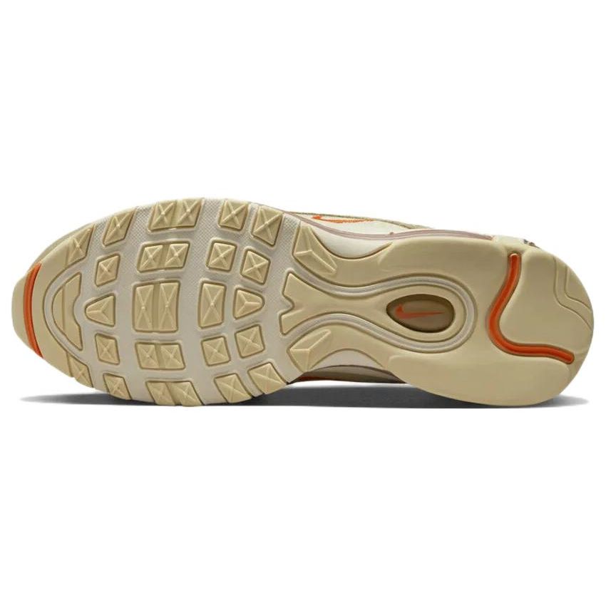 Nike Air Max 97 Alabaster Safety Оранжевые мужские кроссовки Кремовый парус DX6037-781