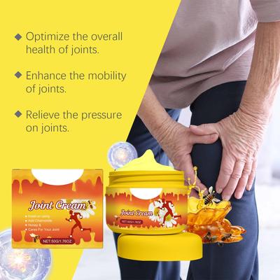 Успокаивающий крем для суставов Bee Joint Soothing Cream питает кости, успокаивает суставы рук и ног, снимает боль в суставах и дискомфорт в мышцах, мягко успокаивает с помощью внешнего массажного крема