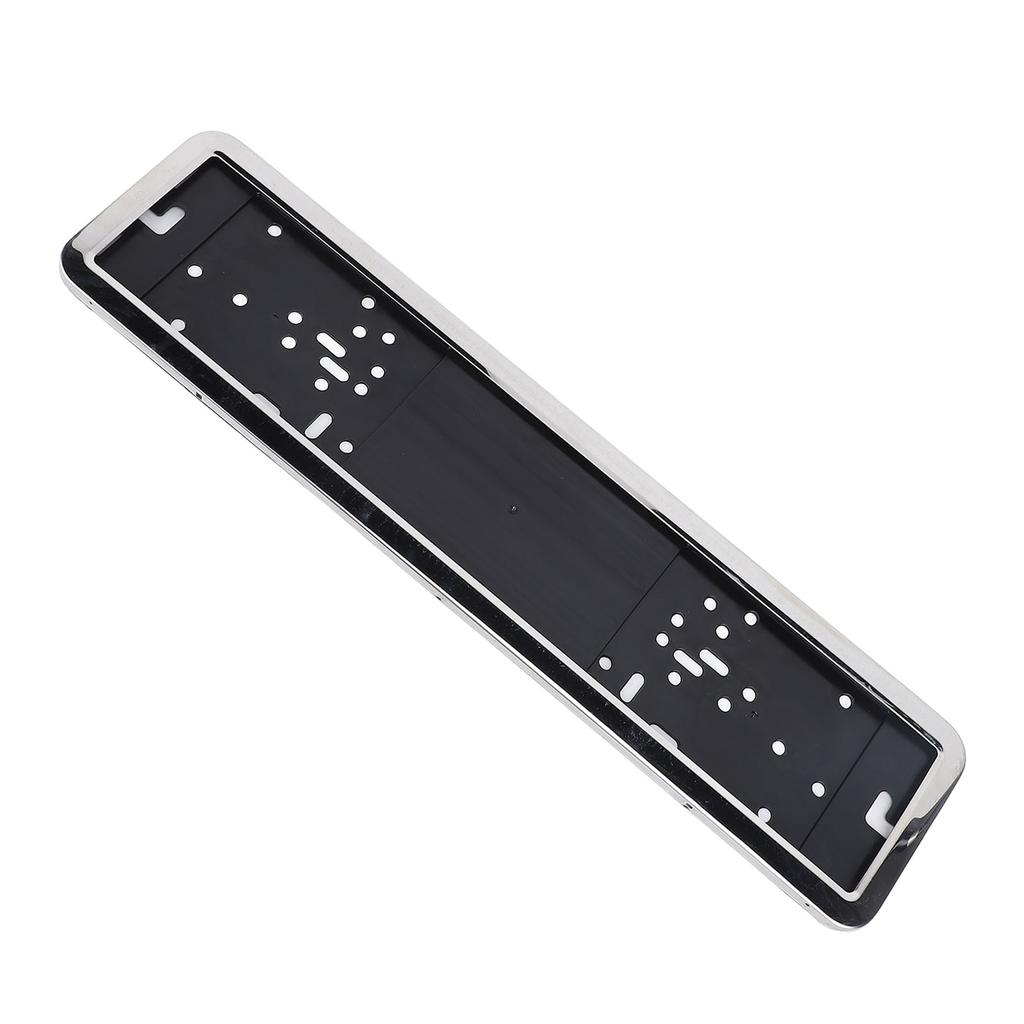 2pcs European License Plate Holder Polished Stainless Steel EU Tag Plate Mounting Bracket Universal
