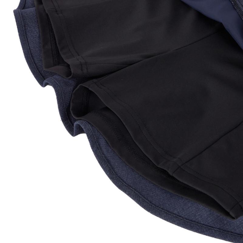 Goxo Denim Two Layer Skirt Metal Heart