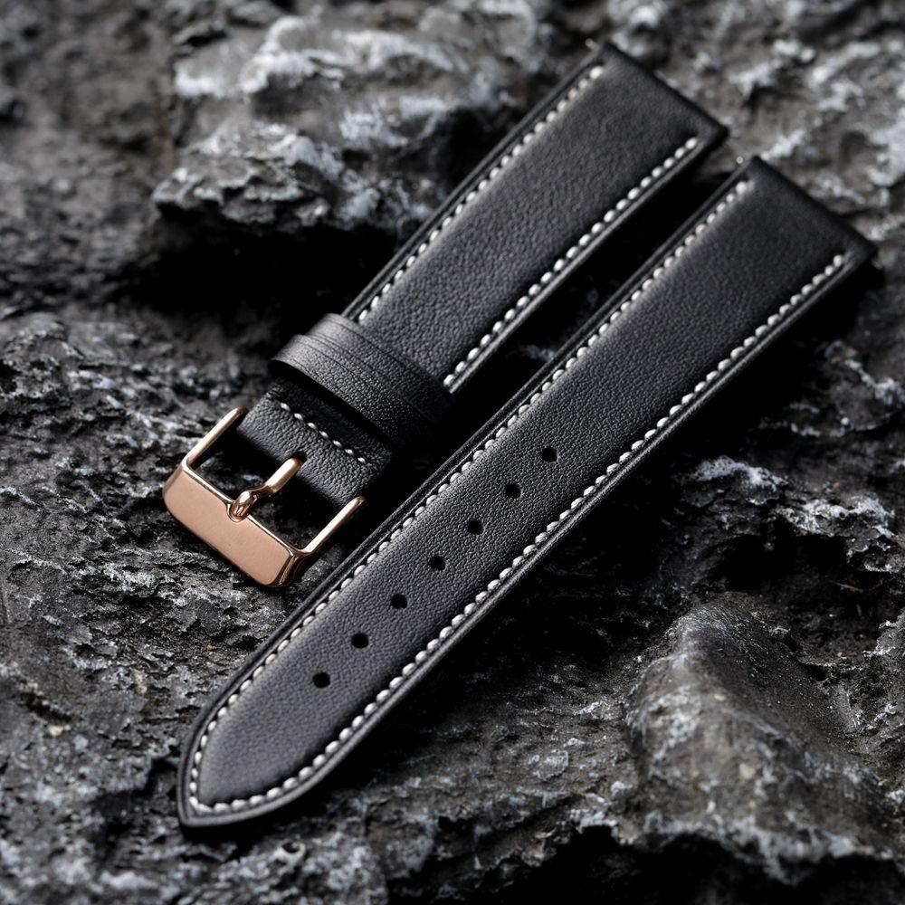 18 19 20 21 22MM быстросъемный универсальный ремешок для часов - ручная работа ультратонкий мягкий ремешок для часов из натуральной кожи в стиле ретро для Huawei Samsung Xiaomi замена