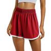 Women's Sports Shorts Casual Loose Solid Color Elastic Waist Shorts