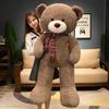 Scarf Bear Doll Cute Hug Teddy Bear Plush Toy For Girl Valentine'S Day Bear Throw Pillow Birthday Gift
