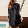 Women's Classic Black Suit Jacket New Design, Elegant and Versatile Spring/Autumn Coat