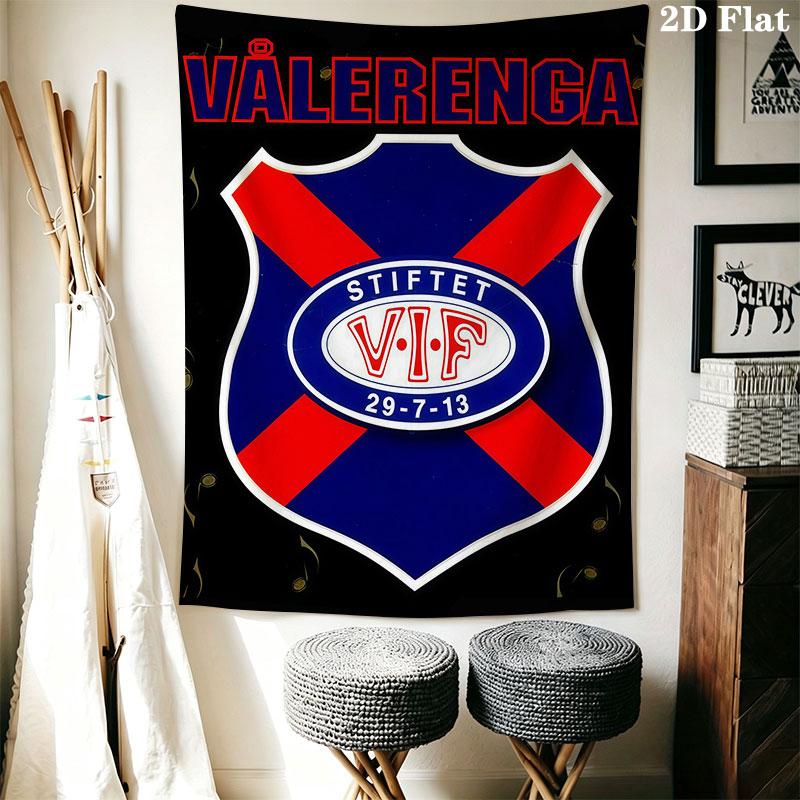 Vålerenga Wall Hanging Printed Fabric Blanket Decorative Tapestries for Bedroom Living Room Home Decor