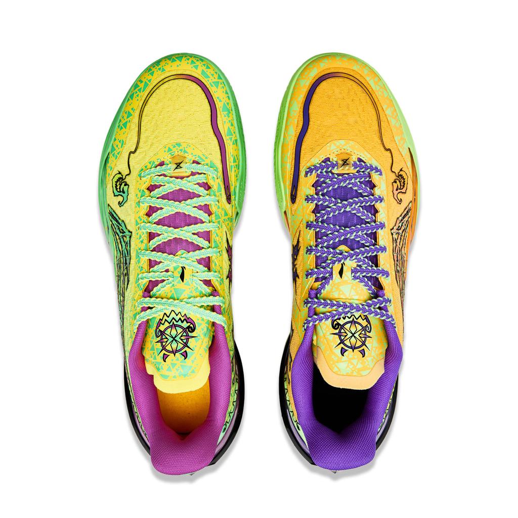 Li Ning Blade 5 V2 Phantom Halloween Colorway Unisex Basketball Shoes Yellow Green ABAV059-16