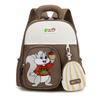 Squirrel Cartoon Pattern Cute Animal Kids Girl Backpack For School Nursery And