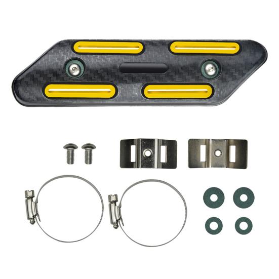 Motorcycle Exhaust Pipe Cover Anti-scalded Heat Insulation Universal Motorbike Exhaust Tube Trim Protector Shield Guard Modification Replacement Parts