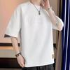 Summer Men's T Shirt Retro Street Trendy Mens Loose Hip Hop Short Sleeve Casual Print Mens Streetwear Top Tees