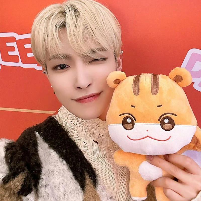 Kpop ATEEZ Сонхва Хонджун Плюшевые Фигурки Мультяшные Юнхо Ёсан Сан Минги Уён Джунхо 10/30см Коллекции Фанатов Подарки