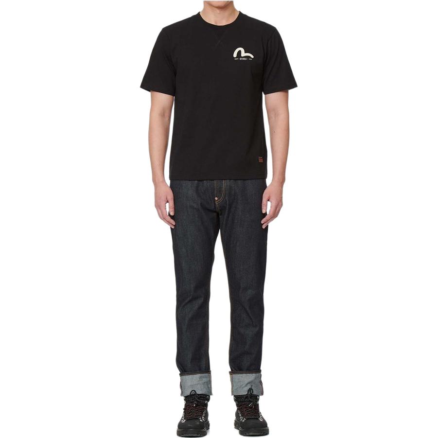 EVISU T-Shirts Men's Crew Neck Moderate 2ESHTM2TS505XXCT