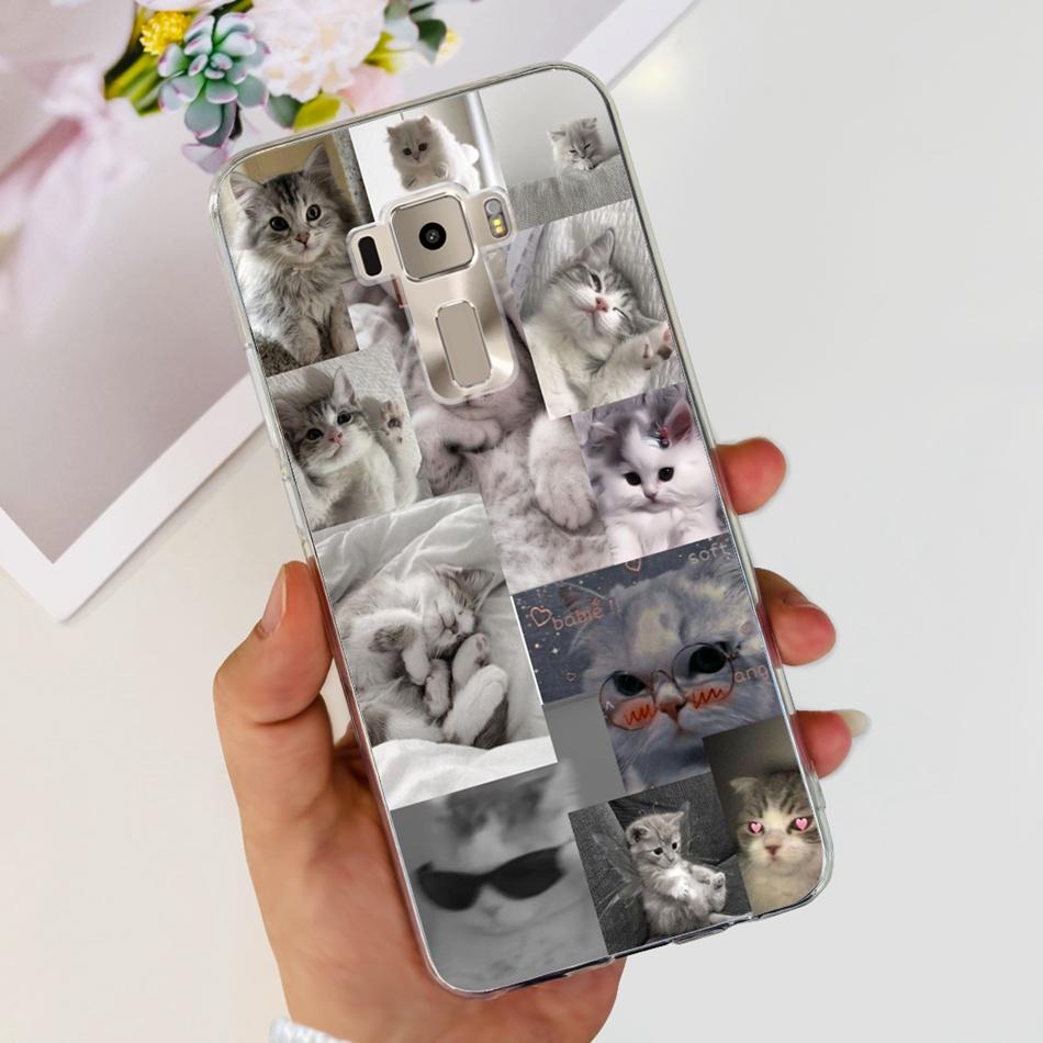 Для Asus Zenfone 3 ZE520KL ZA520KL Милый Чехол-Телефон с Мультяшной Пандой Для Asus Z017D Z017DA Z017DB Z017DC 5.2" Мягкий Силиконовый TPU Чехол