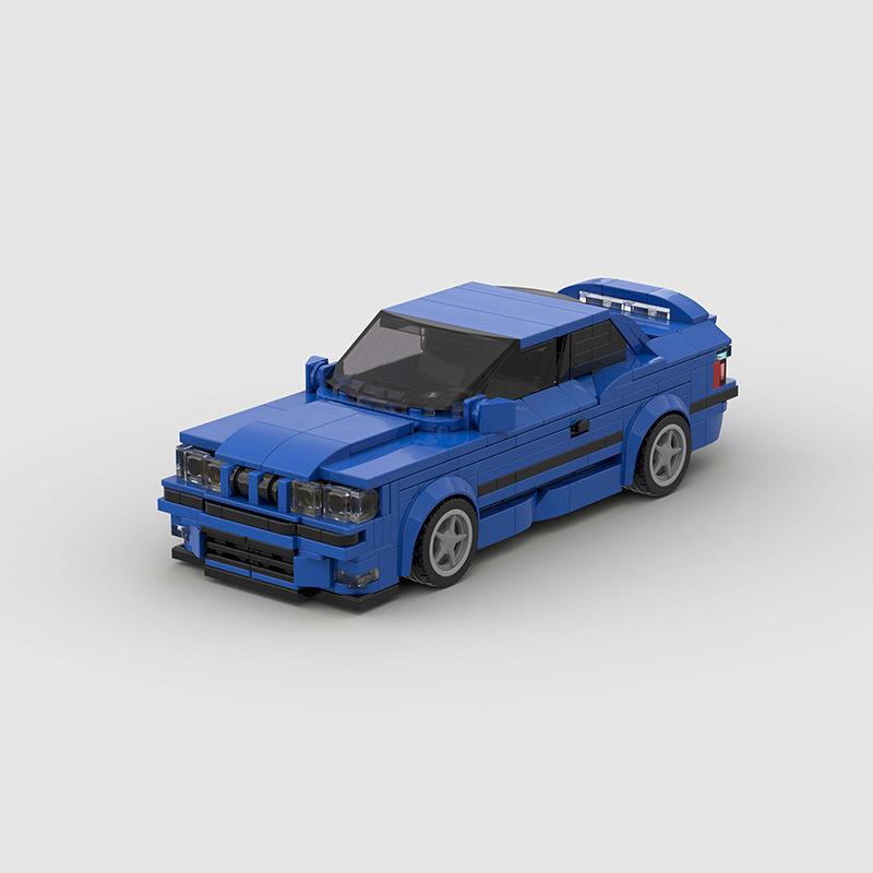 Технический Автомобиль MOC Гоночный Автомобиль Ралли Скорость Строительные Блоки Кирпичи Городской Транспорт Ретро Украшение Суперкар Игрушки Для Детей Взрослых Подарки