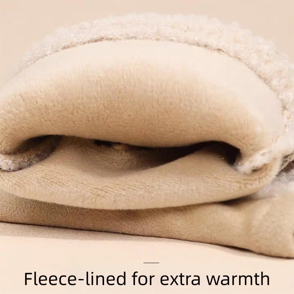 Windproof Keep Warm Gloves Imitation Fleece Mittens New Full Finger Gloves  Outdoor