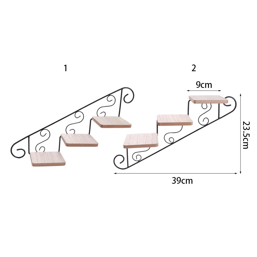 Подставка для цветов в форме лестницы, настенная, в американском стиле, подвесной цветочный горшок для кафе