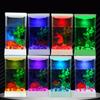 Transparent Desktop Betta Fish Tank Adjustable Goldfish Bowl LED Fish Tank  For Home