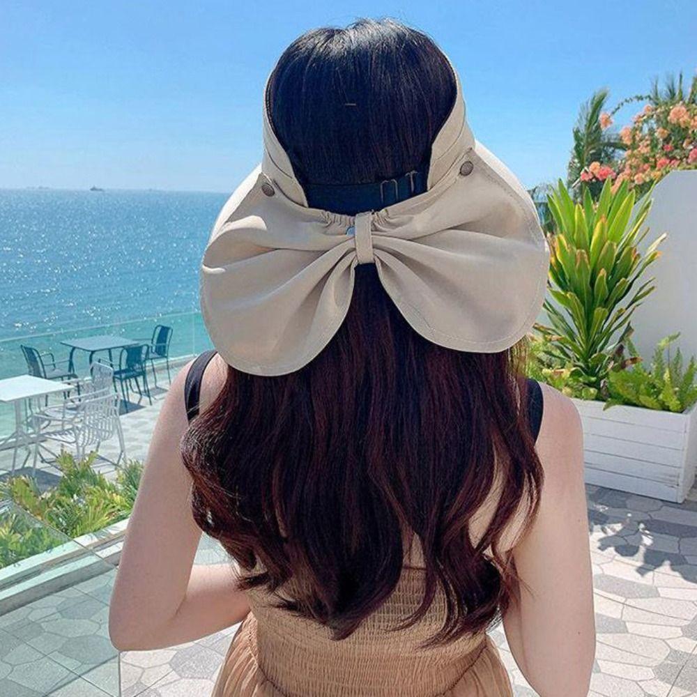 Анти-УФ-защитная шляпа с пустым верхом, широкополая шляпа от солнца, весенняя женская шляпа-рыболов унисекс