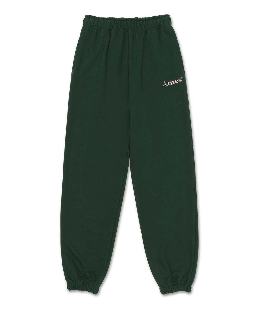 AMES-WORLDWIDE Basic Logo Sweatpants Green (Am2Dfupa03A)