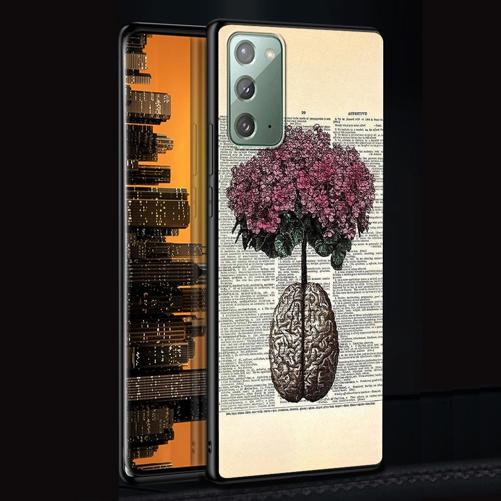 Медицинский чехол для органов мозга и почек с меридианом мозга для Samsung Galaxy Note 20 Ultra 10 9 8 M31 M30s M51 M31s M52 5G