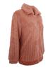 Женская короткая плюшевая кардиган-куртка с лацканами - Осень/Зима 2023