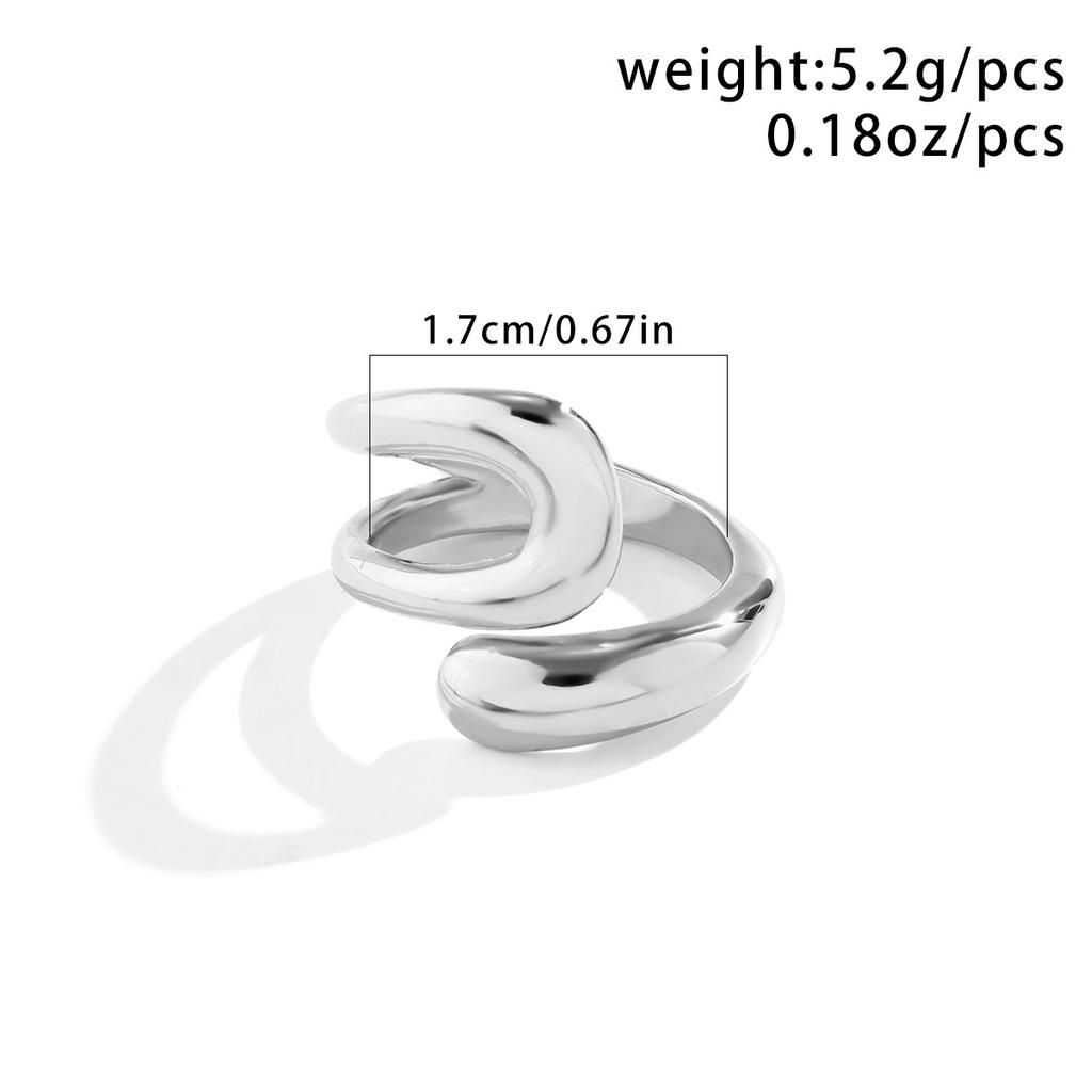 French Style Irregular Rings For Women Men Punk Fashion Hollow Out Geometric Gold Silver Color Knuckle Joint Ring Jewelry
