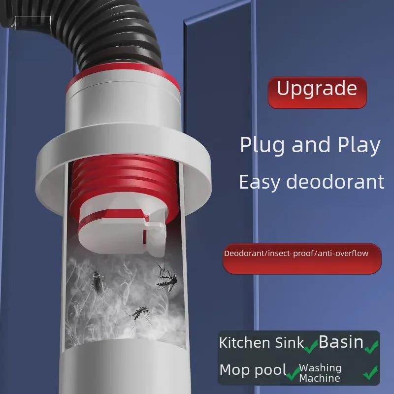 Уплотнитель для сливного отверстия Hansha Anti-Odor для кухонных и ванных раковин