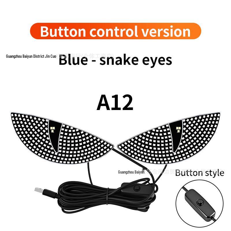 Cross-Border LED Rear Windshield Expression Light with Remote Control