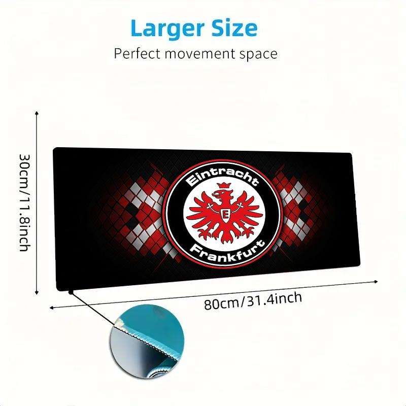 Eintracht Frankfurt Color Mouse Pad Large Gaming Table Cushion Non-slip Laptop Tablet Big Mousepad XXL Mat Mini PC Playmat With Lock edge