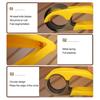 Banana Slicer Stainless Steel Fruit Cutter Chopper Vegetable Salad Slices Cucumber Cutter Kitchen Tool for Fast Food Prep Snacks