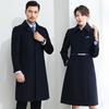 Tluoman Unisex Mid-Length Wool Blend Professional Overcoat