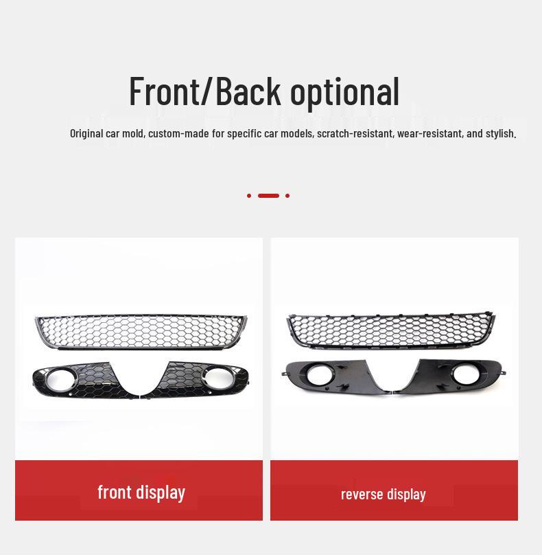 Volkswagen Golf 6 MK6 Honeycomb Style Front Bumper Grille & Fog Light Frame