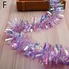 2m Glitter Christmas Tinsel Wire Garland Christmas Tree Decoration Metallic Wire Ribbon Hanging New Year Xmas Navidad Home Decor AVE