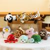 Panda Plush Toy Backpack - Forest Zoo Souvenir with Magnetic Unicorn for Girls