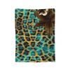 Leopard Rainbow Blanket Simulated Print Fuzzy Awesome Warm Throw Blankets for Bedspread Spring Autumn