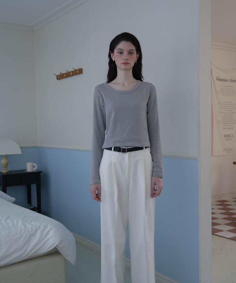 DEHEVE Basic Cotton Long Sleeve [Melange]