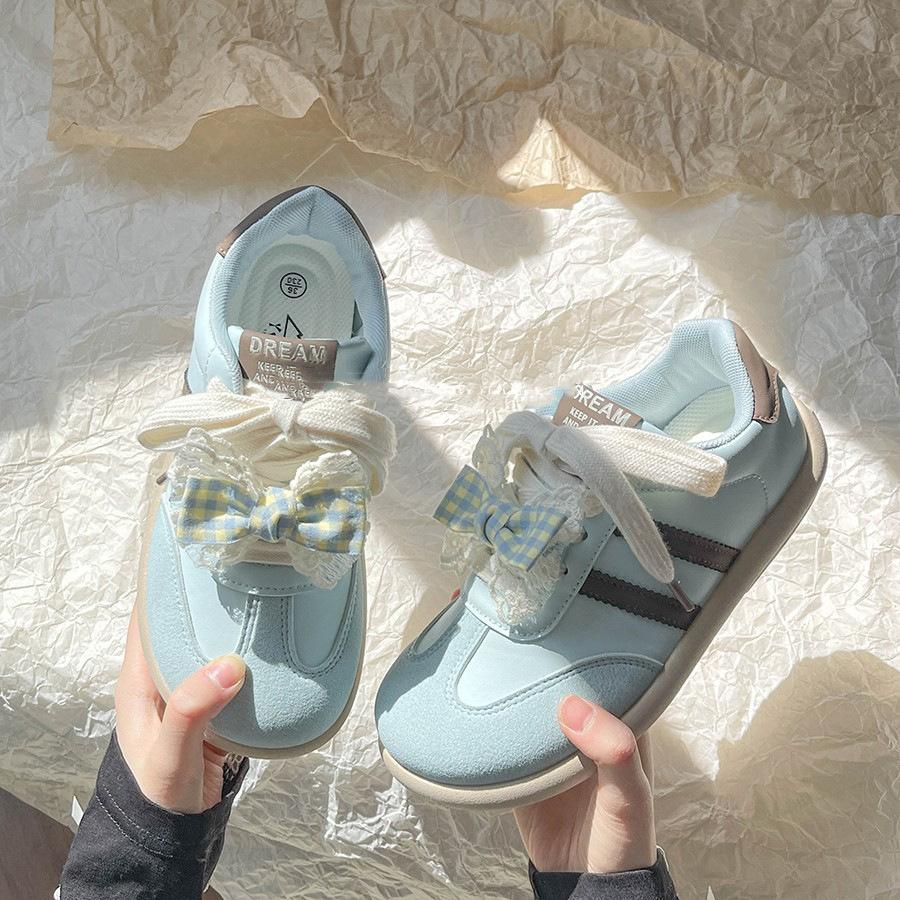 Женская обувь Dexun 2025 новая весна-лето нишевый дизайн универсальные маленькие белые туфли ретро кэжуал платформа повседневная женская обувь