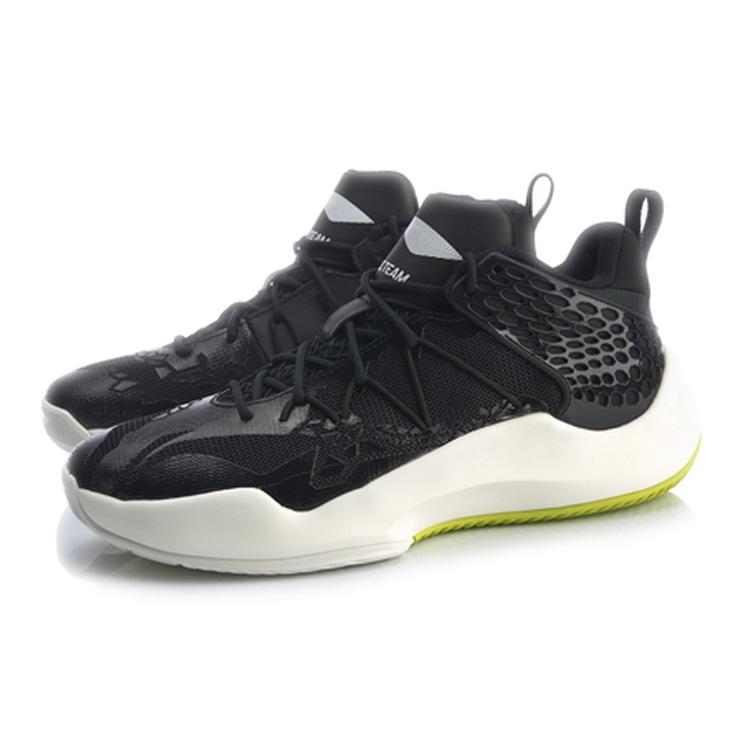 Li Ning Sonic 8 Team Амортизирующие Скользкие Устойчивые к истиранию Средние Баскетбольные кроссовки Мужские Черные ABPQ011-2