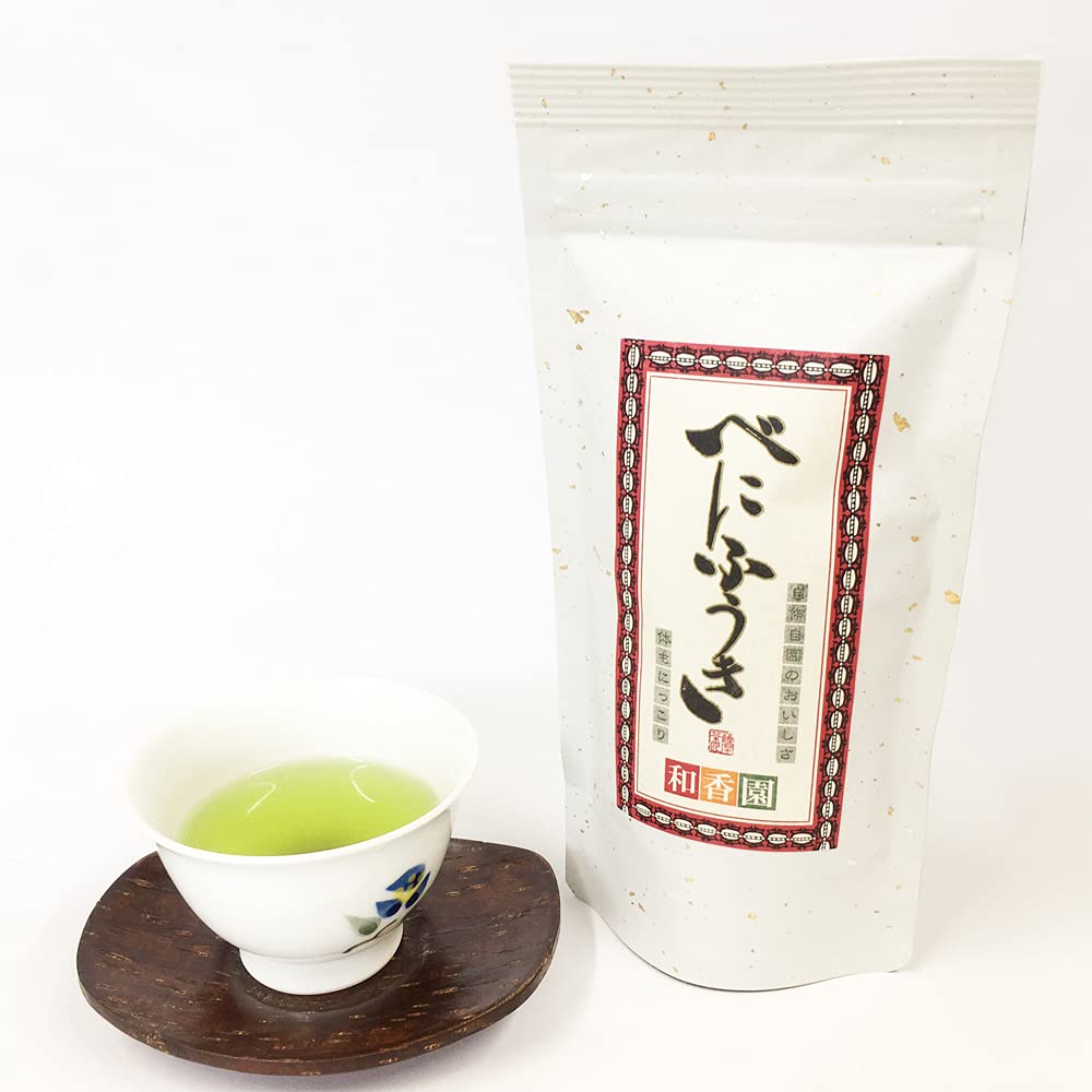 Wakaen Benifuuki 80g Authentic Kagoshima Product Not for Sale Comes with Pack Steamed Kagoshima Tea Benifuki Japanese Tea Health Tea Green Tea Leaf