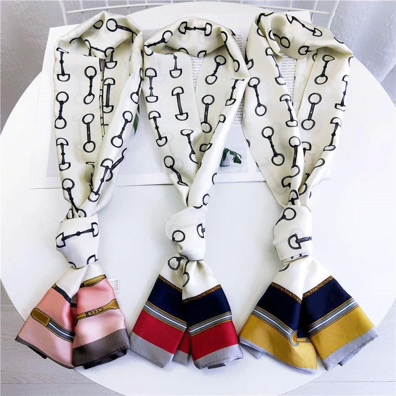 New Scarves Silk Scarves Women'S Spring And Autumn Season Long Decorative Professional Scarves Summer Thin Styles Paired With Shirts Stylish