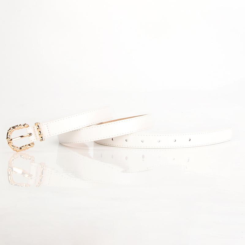 Новый модный и универсальный женский ремень для джинсов, брюк, повседневный простой ремень с пряжкой-булавкой из сплава