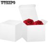 WTEMPO White Paper Gift Boxes Goodie Treat Boxes for Party Favors Foldable DIY Flowers Dolls Presents Packaging Boxes Perfect for Birthday Wedding
