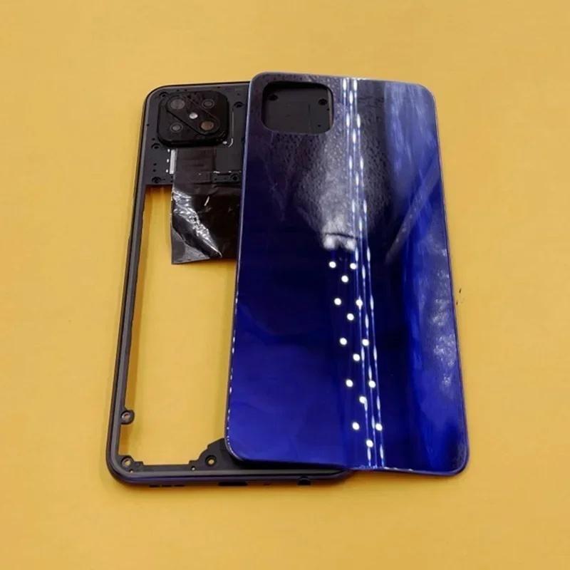 BANERYPAK Запчасти Задняя крышка аккумулятора Для Oppo Reno 4Z 4 Z 5G A92s Передняя средняя рамка LCD Задний корпус Чехол с объективом камеры Боковая K
