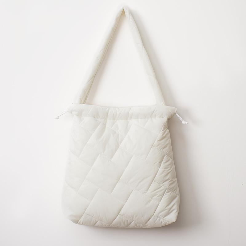 Зимняя сумка-тоут женская большая вместительная сумка Diamond Down Bag повседневная универсальная сумка через плечо Super Fire Cloud Tide