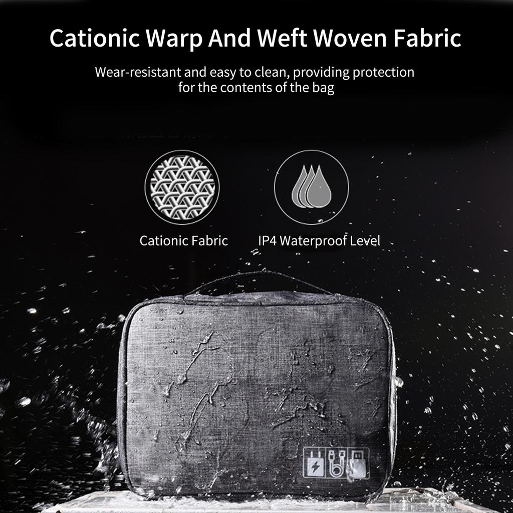 Дорожная сумка-органайзер для электроники, сумка для хранения кабельных аксессуаров, свободное отдельное пространство