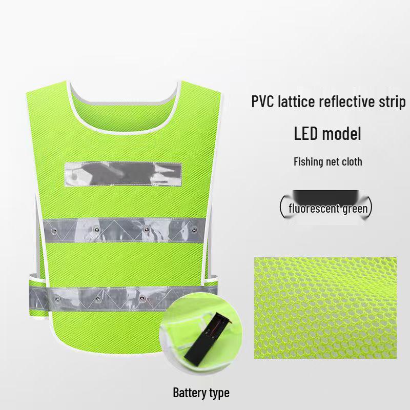 Светоотражающий жилет со светодиодной подсветкой для безопасности ночной езды
