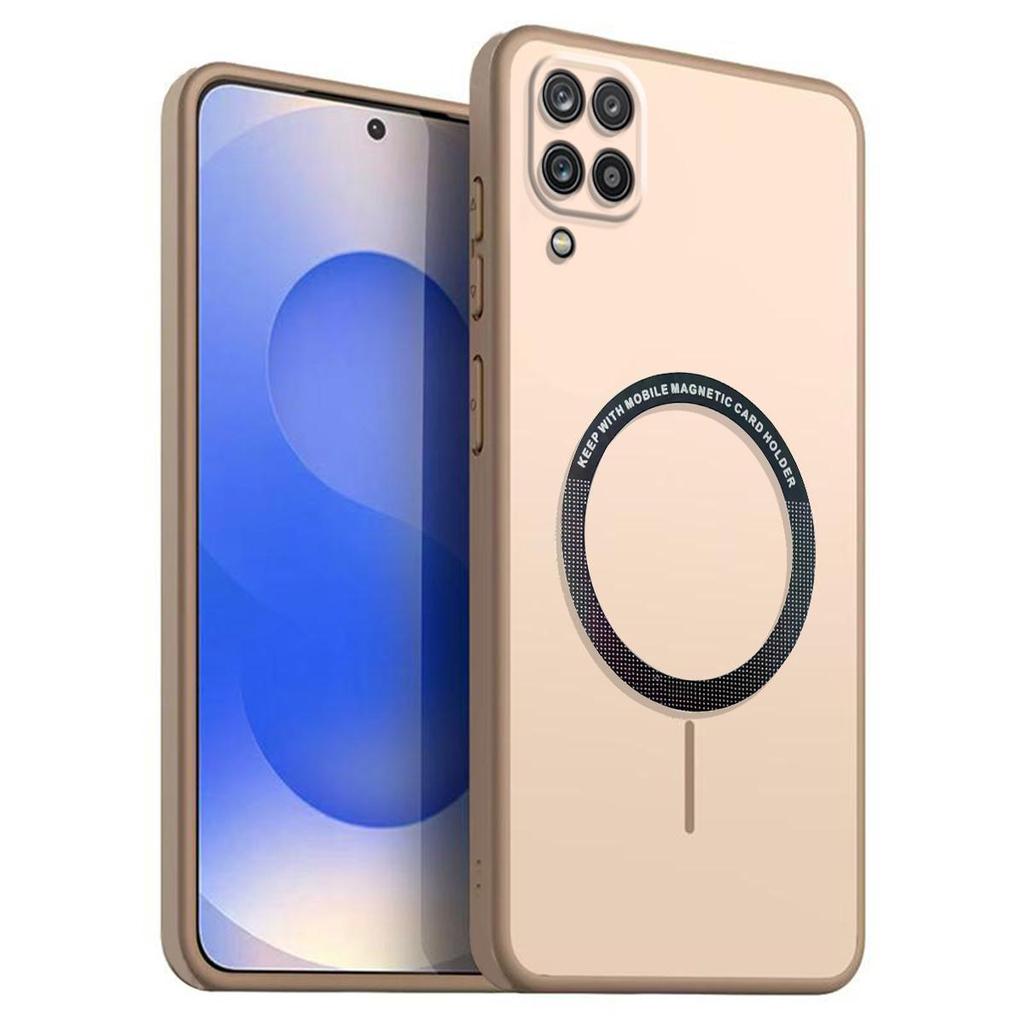 Матовый Полупрозрачный Магнитный Чехол для Телефона для Samsung Galaxy A22 4G, A12 Мягкая TPU Крышка