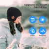 Bluetooth Beanie Hat, 5.0 беспроводные наушники Bluetooth, встроенные 2 HD стереодинамика, микрофон, Bluetooth Hat, подходит для занятий спортом на открытом воздухе, рождественский подарок на день рождения