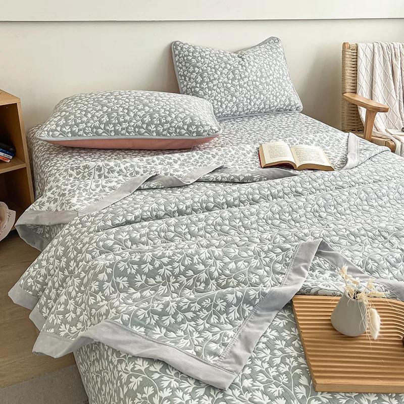 Летний плед для офиса, плед для сна на диване, шаль-плед под кондиционером, полотенце-одеяло, летнее прохладное одеяло для общежития