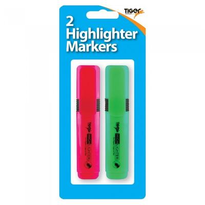 Tiger Stationery Highlighter (Упаковка из 2 шт.)